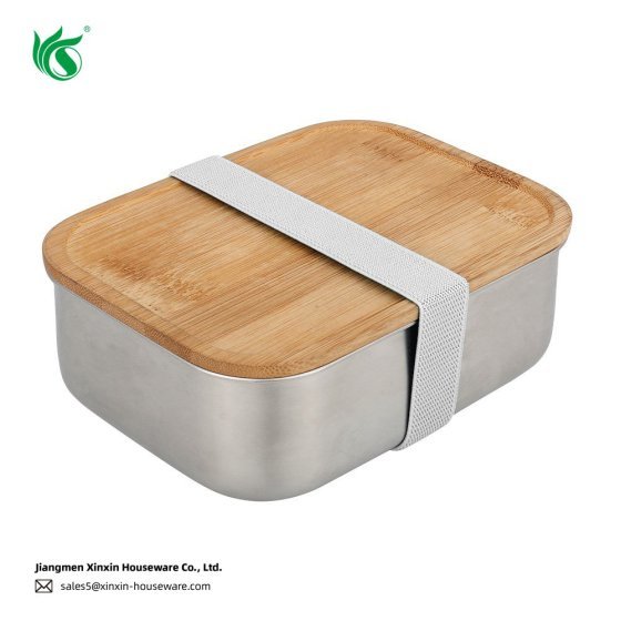 Bamboo Lid Lunch Box